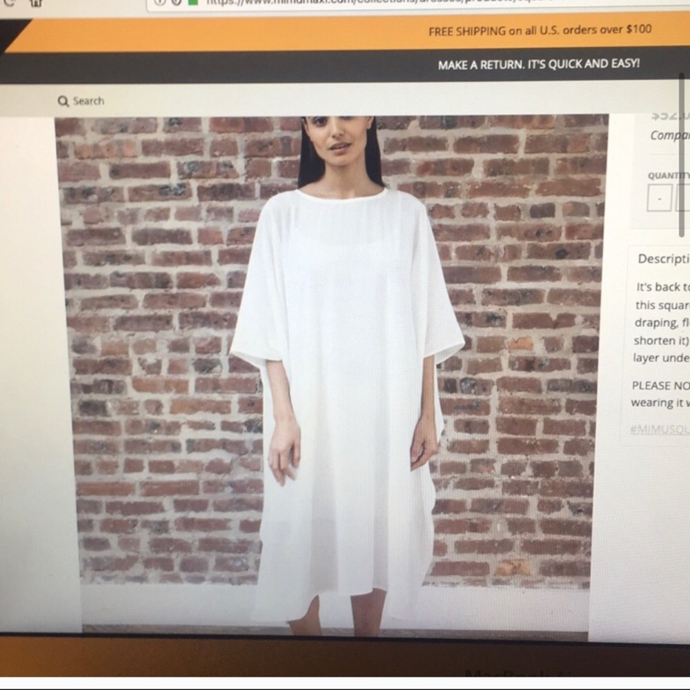 Tent Draped Mimu Maxi Dress